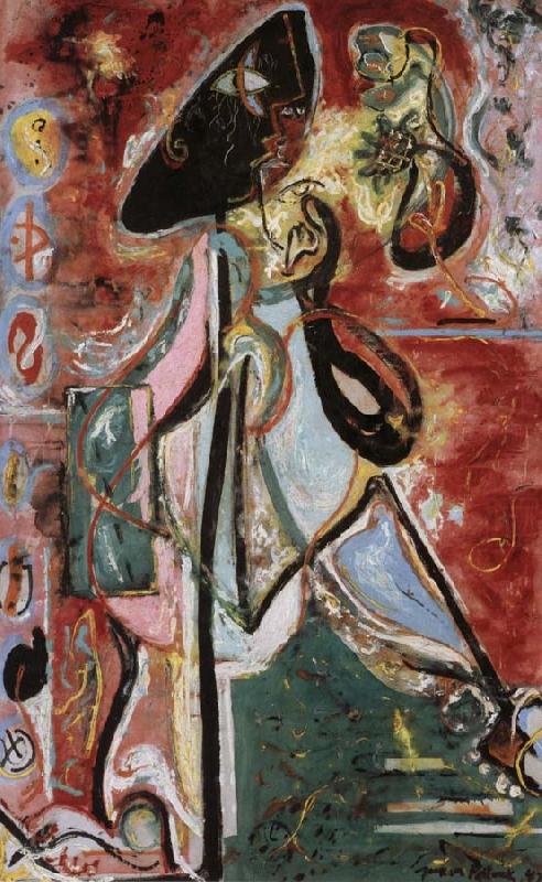 Moon girl, Jackson Pollock